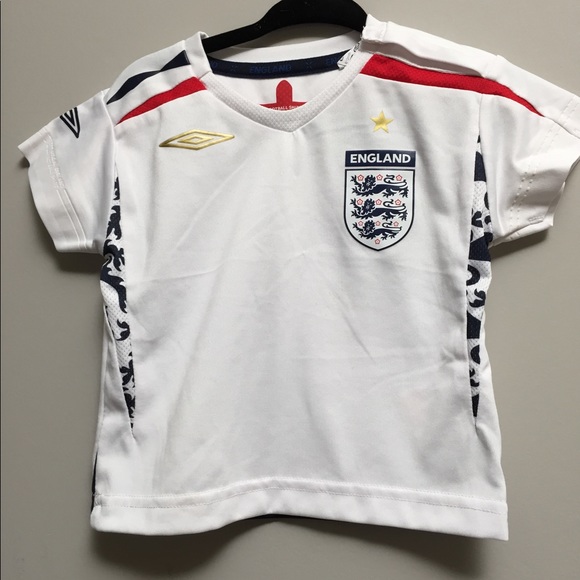 England football jersey baby size